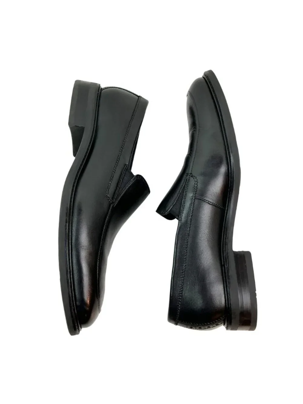 Cole Haan Buckland Venetian Loafer Leather Slip-On Dress Shoes Mens 9 M Black C2